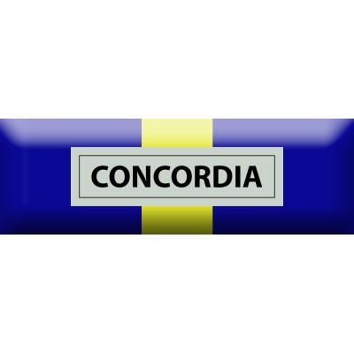 Nastrino Commemorativo EU Missione Concordia - Fyrom