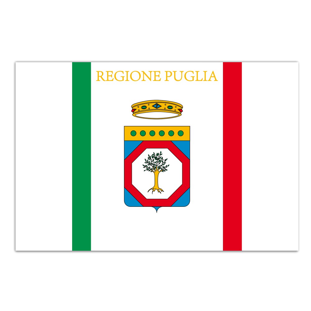 Bandiera Puglia 150x225 cm in poliestere nautico