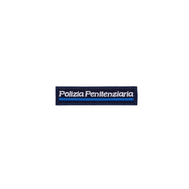 Patch scritta Polizia Penitenziaria ricamata