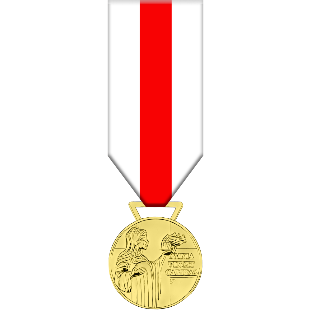 Medaglia Diploma di Benemerenza Croce Rossa Italiana di 1° Classe