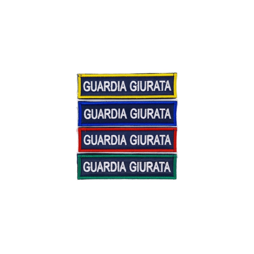 Patch Guardia Giurata ricamata