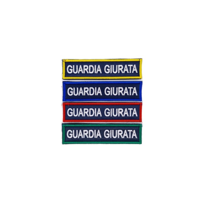 Patch Guardia Giurata ricamata