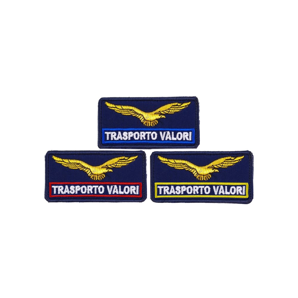 Patch Trasporto Valori Guardia Giurata ricamata